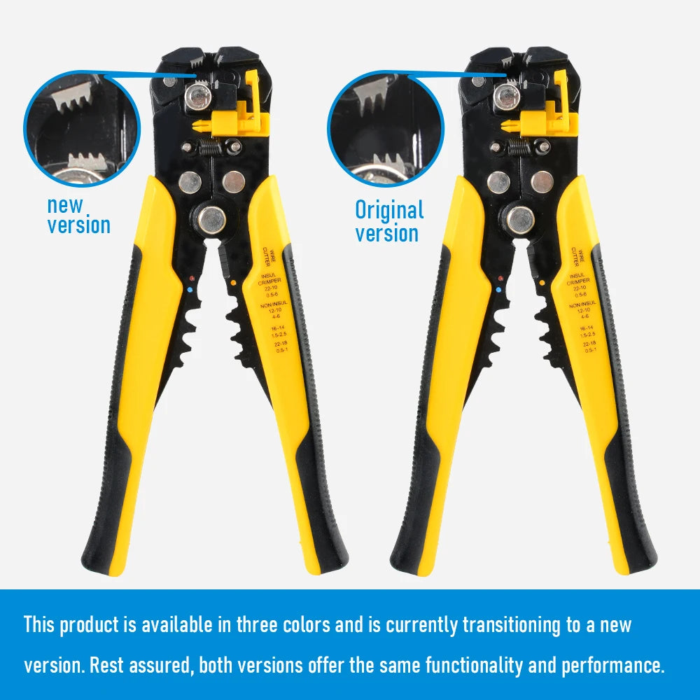Self-Adjusting Wire Stripper, Crimper and Cutter - 10-24 AWG