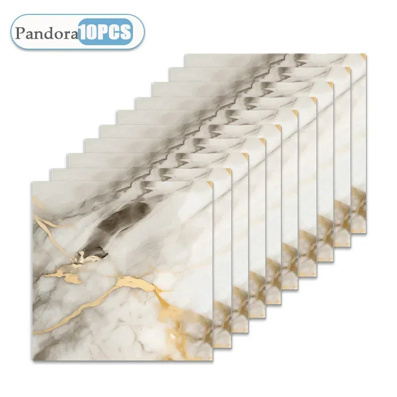 Peel-and-Stick Backsplash Tile Sheets — 10 Sheets (30×30cm)