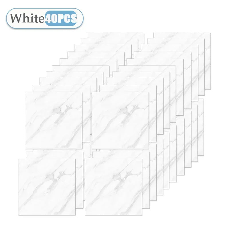 Peel-and-Stick Backsplash Tile Sheets — 10 Sheets (30×30cm)