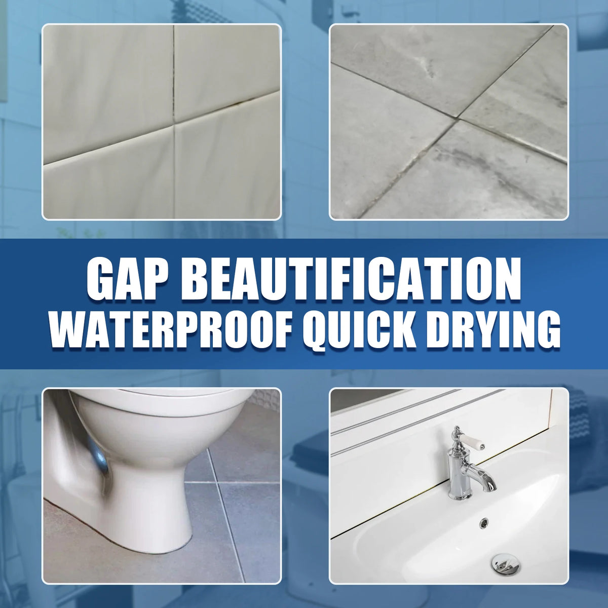 Grout Pen — White Tile Grout Refresh, 3-Pack