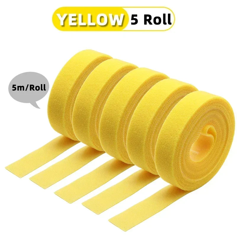 Reusable Cable Tie Straps — 5m Roll (Cut to Length)