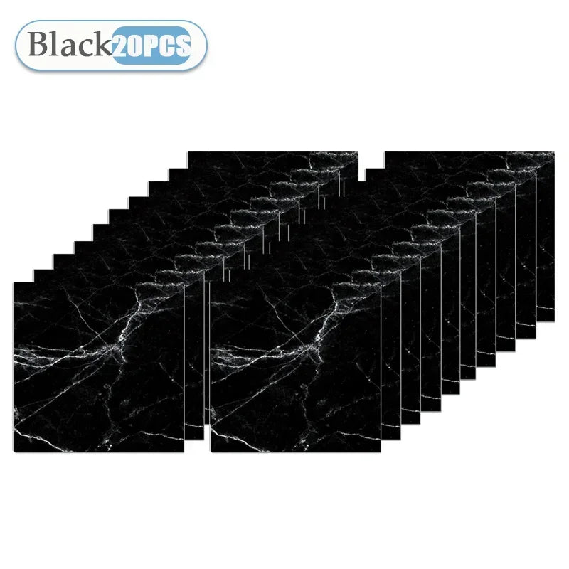 Peel-and-Stick Backsplash Tile Sheets — 10 Sheets (30×30cm)