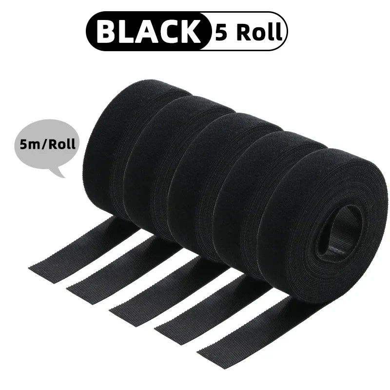 Reusable Cable Tie Straps — 5m Roll (Cut to Length)