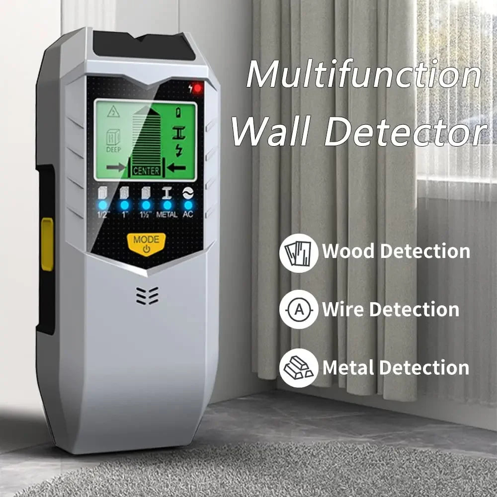 5-in-1 electronic stud finder wall scanner with LCD display