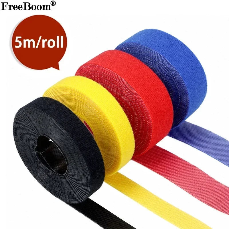 Reusable Cable Tie Straps — 5m Roll (Cut to Length)