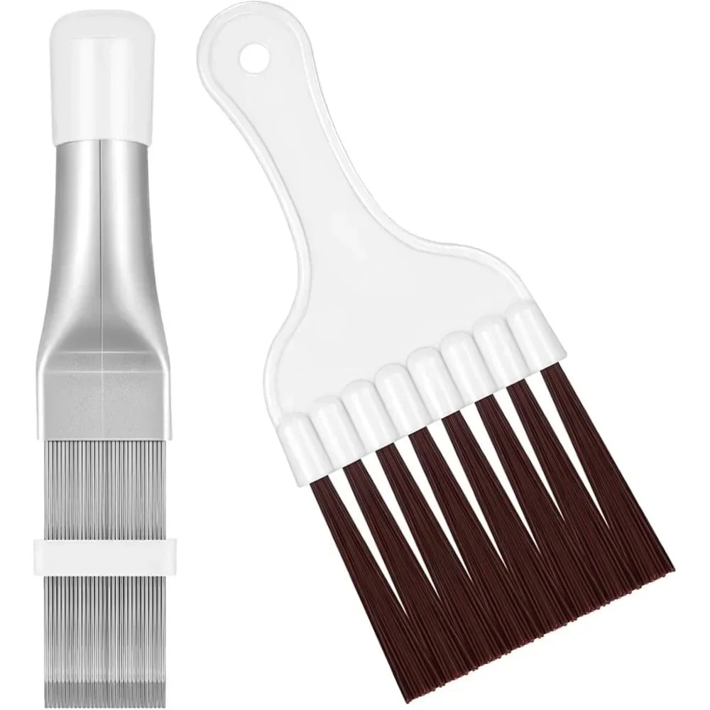 AC fin comb and cleaning brush set