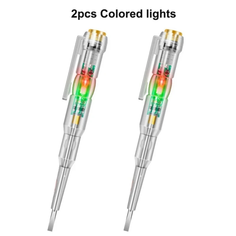 Non-contact voltage tester pens - 2-pack with indicator lights