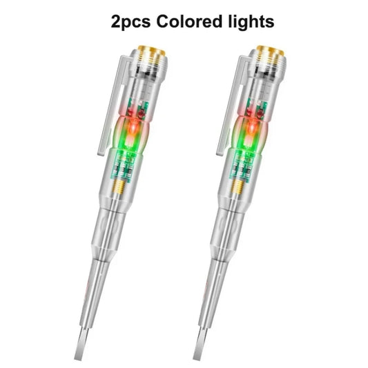 Non-contact voltage tester pens - 2-pack with indicator lights